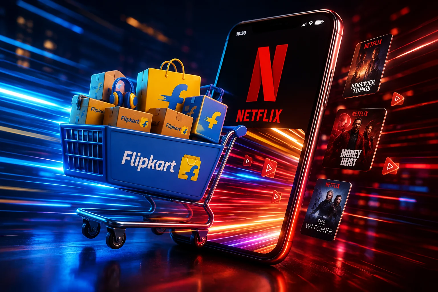 Flipkart Partners with Netflix to Offer Free Mobile Plan for Loyal Shoppers