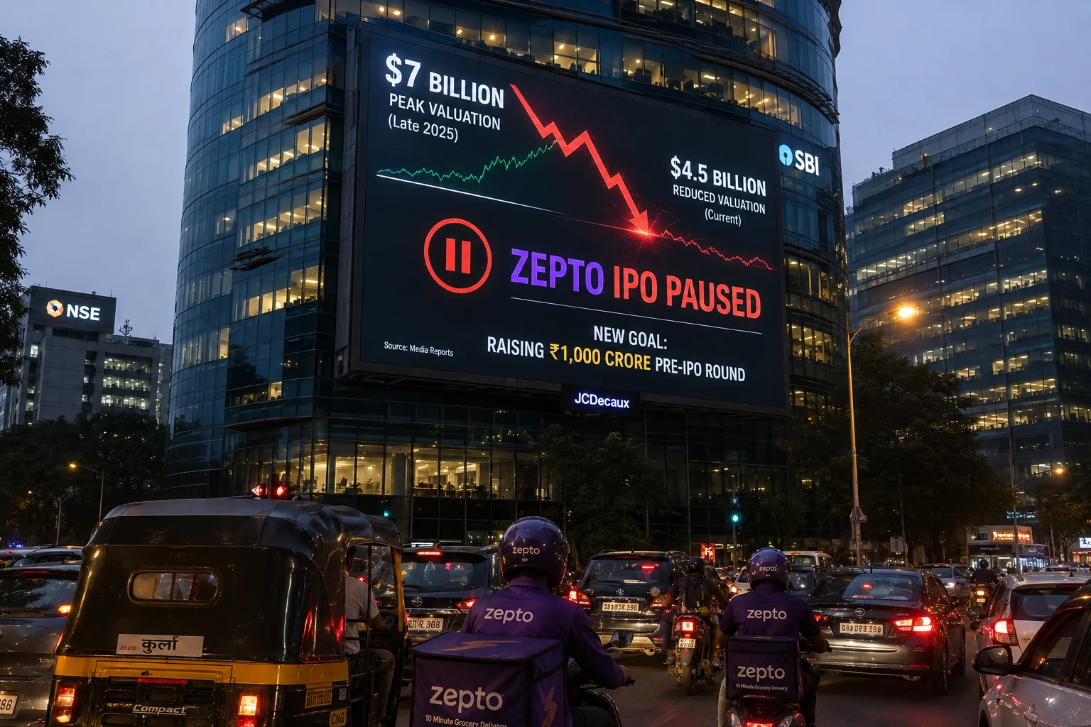 Zepto Pauses Its IPO Amid a Sharp Valuation Cut: Inside the Story Everyone in Indian Startup Circles Is Talking About