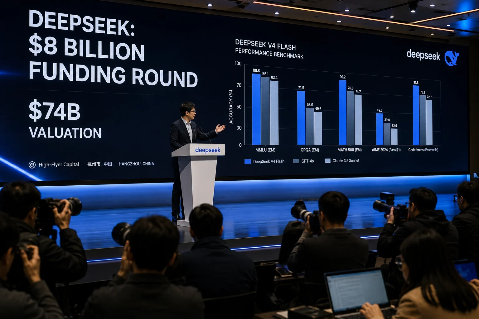 DeepSeek Resumes $8 Billion Funding Round: Chinese AI Giant Eyes $74 Billion Valuation Following V4 Flash Release